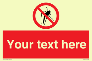 Custom prohibition No metallic implants